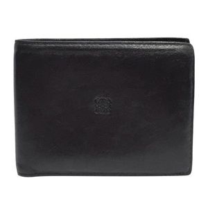 Loewe vintage black leather bifold wallet